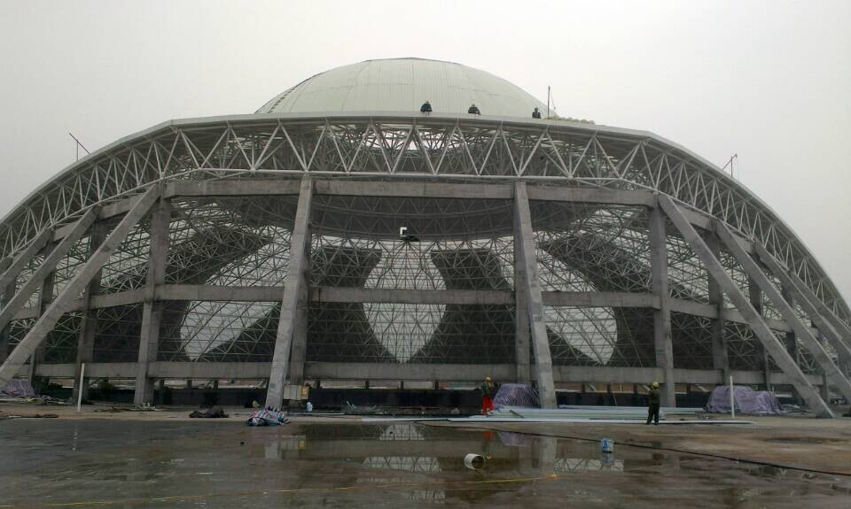 东营温泉馆网架工程